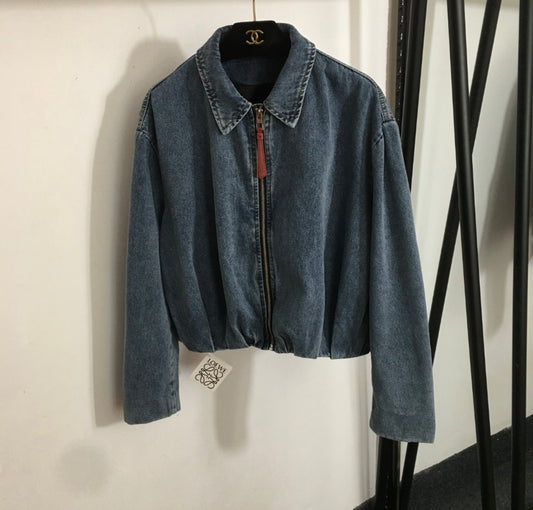LOWE Denim Puff Jacket