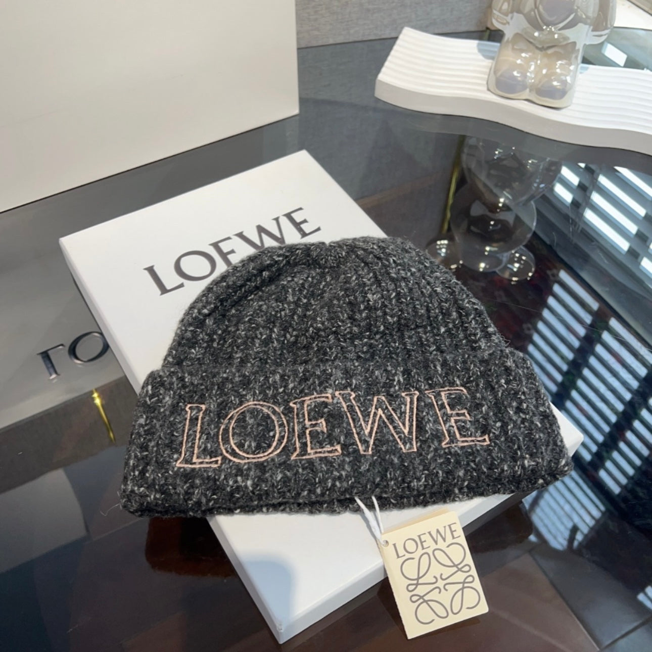 Grey LOWE Beanie