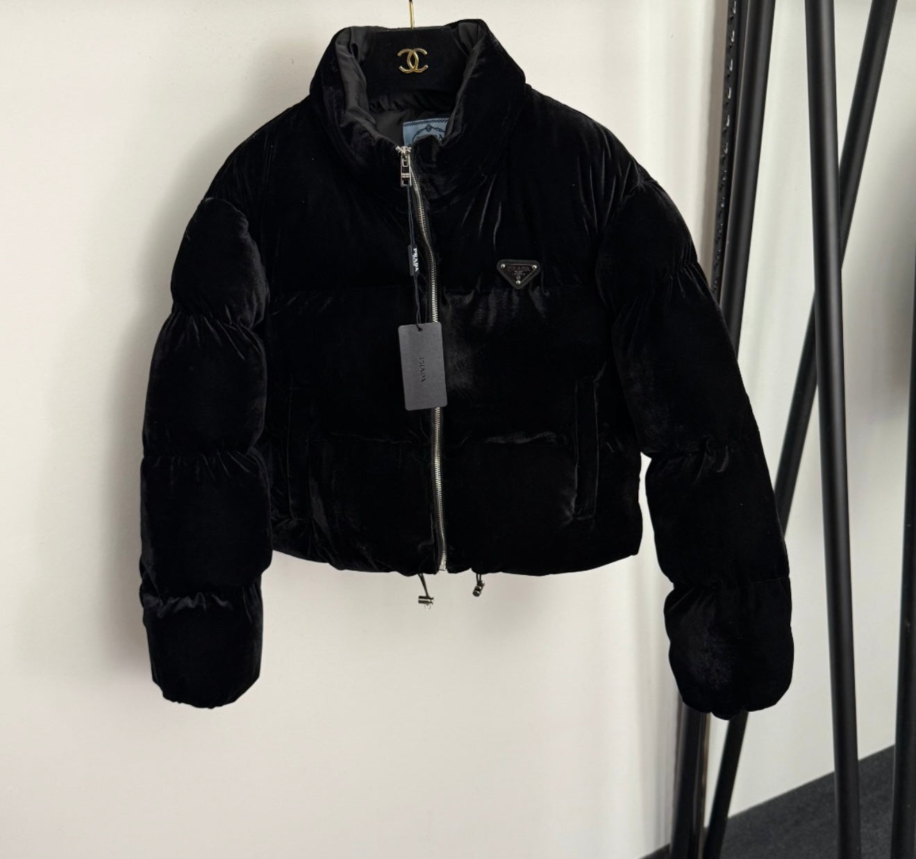 PRAD Velvet Bomber Jacket