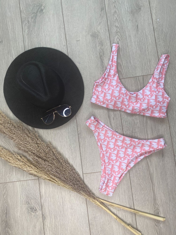 Pink Dee Crop Bikini
