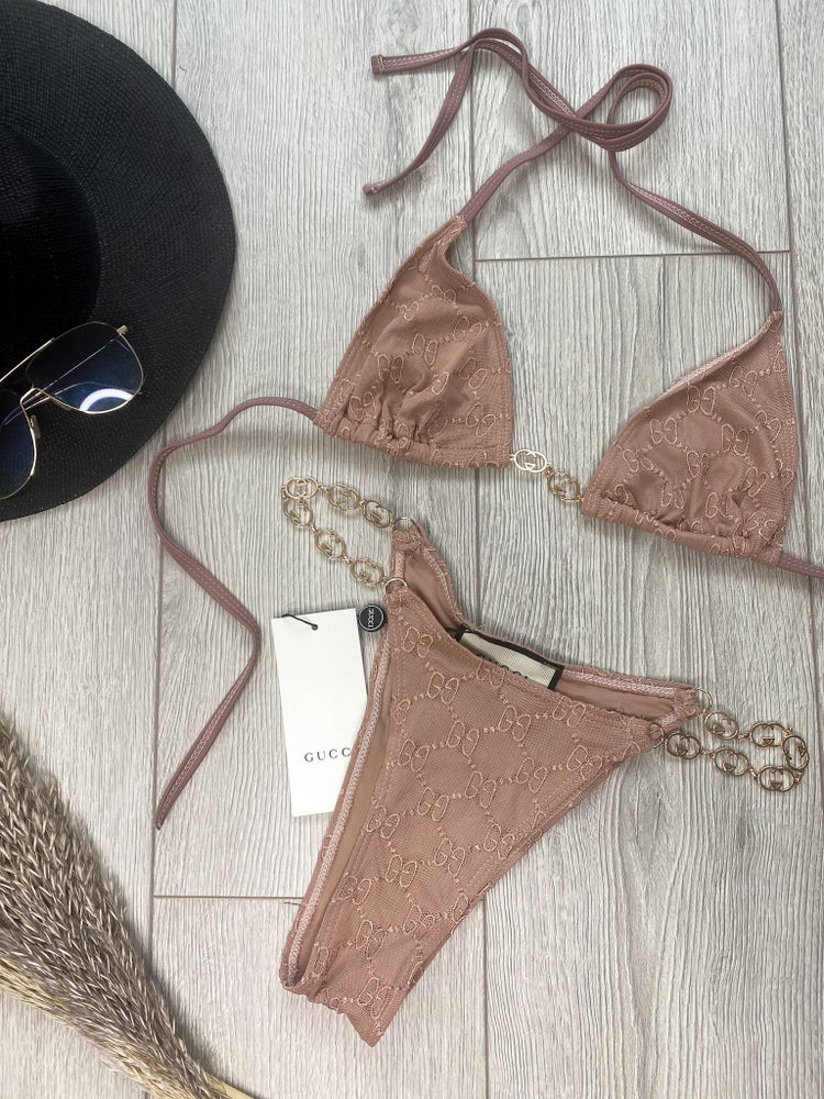 Nude Chain GG Bikini