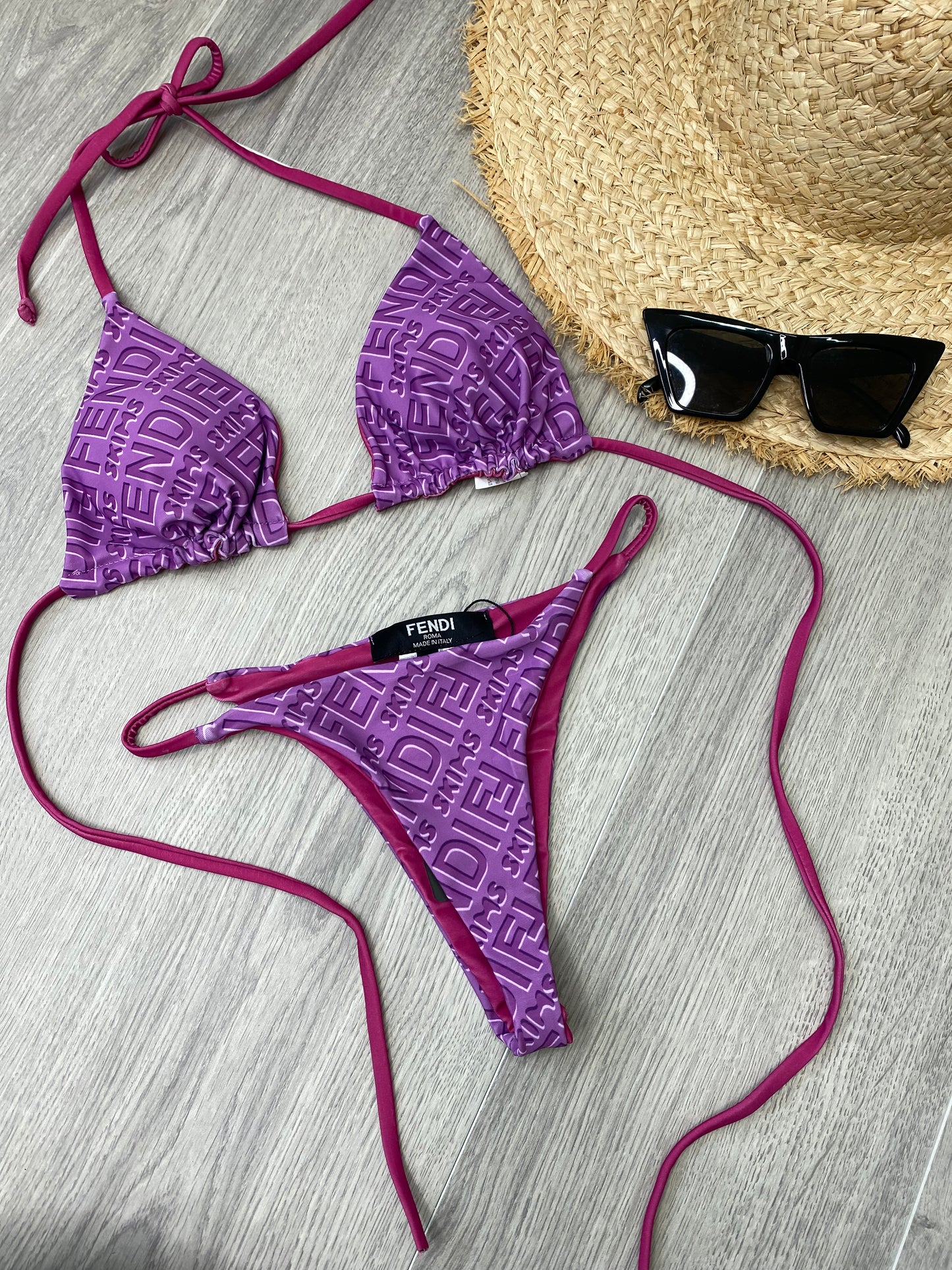 Lilac String FF Bikini