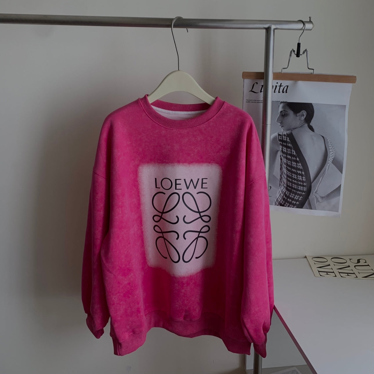 Pink LOWE Oversized Sweater