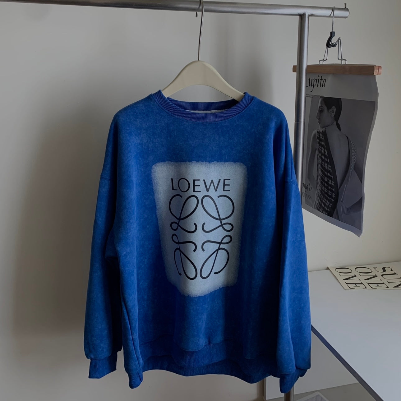 Blue LOWE Oversized Sweater