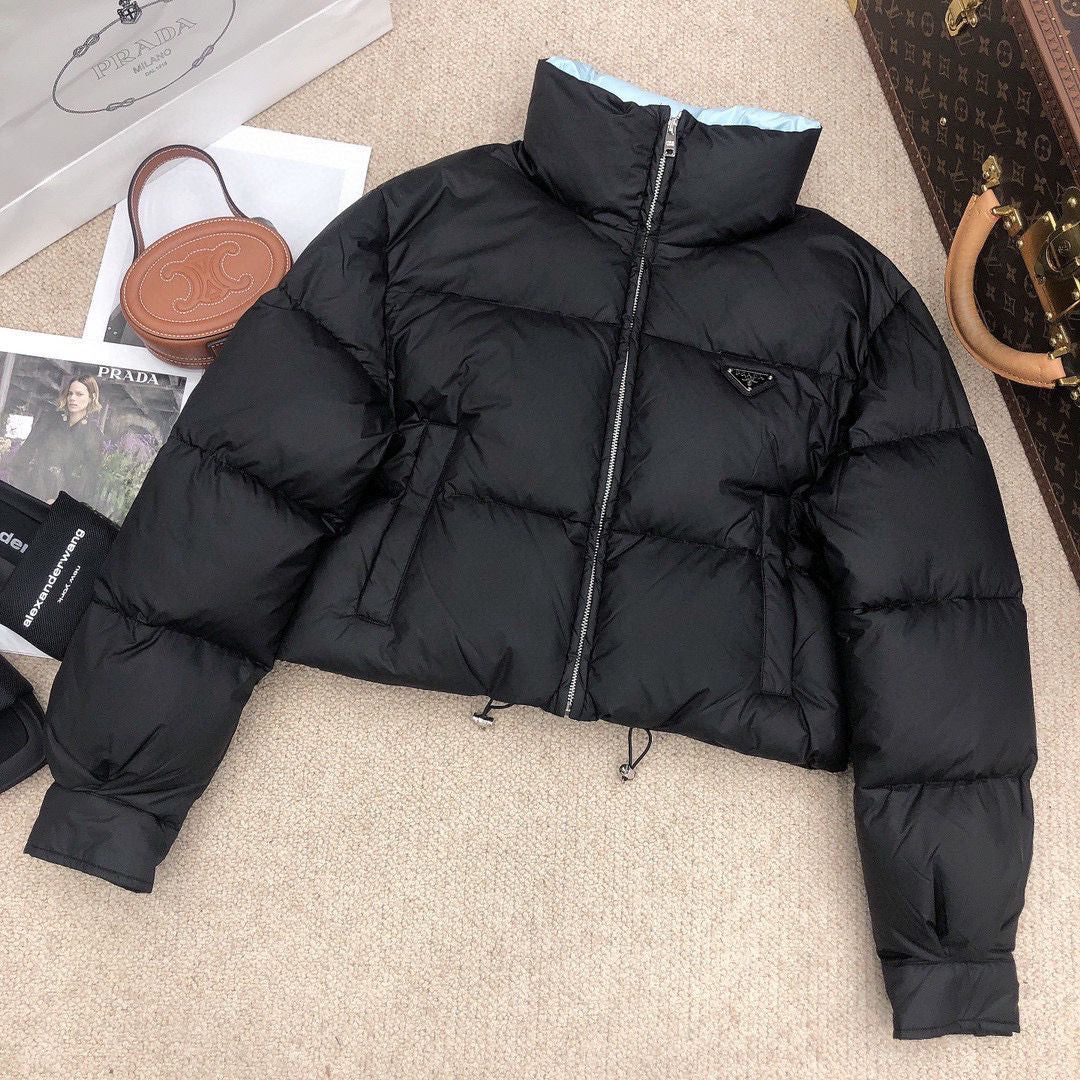 Black Prad Puffer Coat