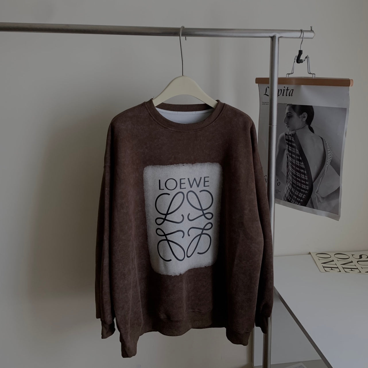 Brown LOWE Oversized Sweater