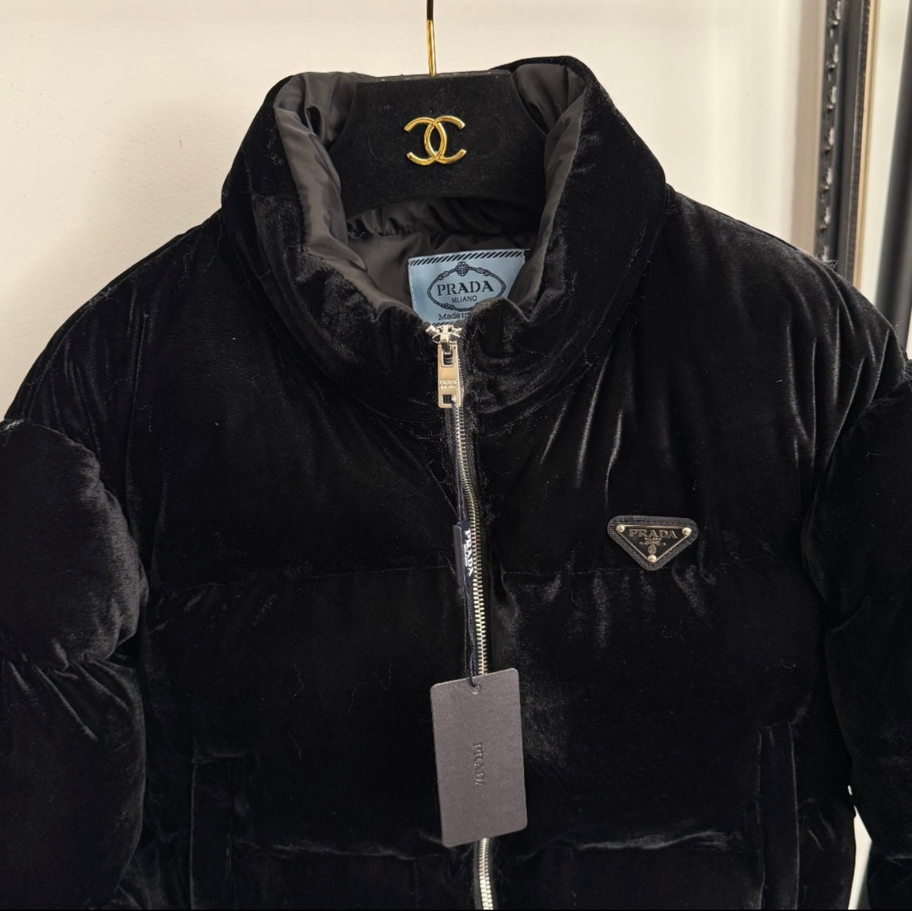 PRAD Velvet Bomber Jacket