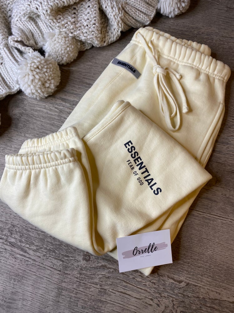 Cream Joggers