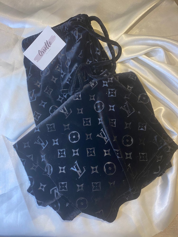 Louis vuitton velour hot sale pants